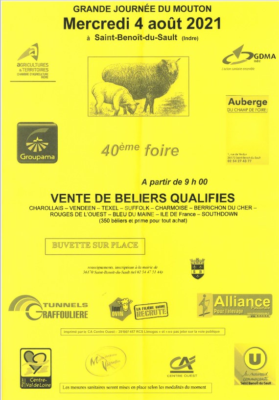 40ème Foire aux béliers qualifiés de St Benoit du Sault 36 Alliance